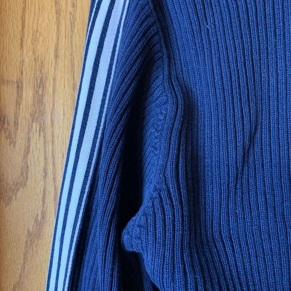 2/$10! HEAVYWEIGHT JUNCTURE UNISEX RIBBED WHITE STRIPPED LONG SLEEVE SHIRT 🍀 2 - Picture 4 of 5